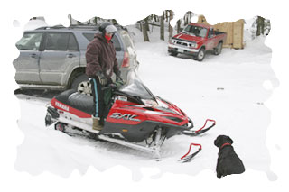 Ride a snowmobile? Why not!